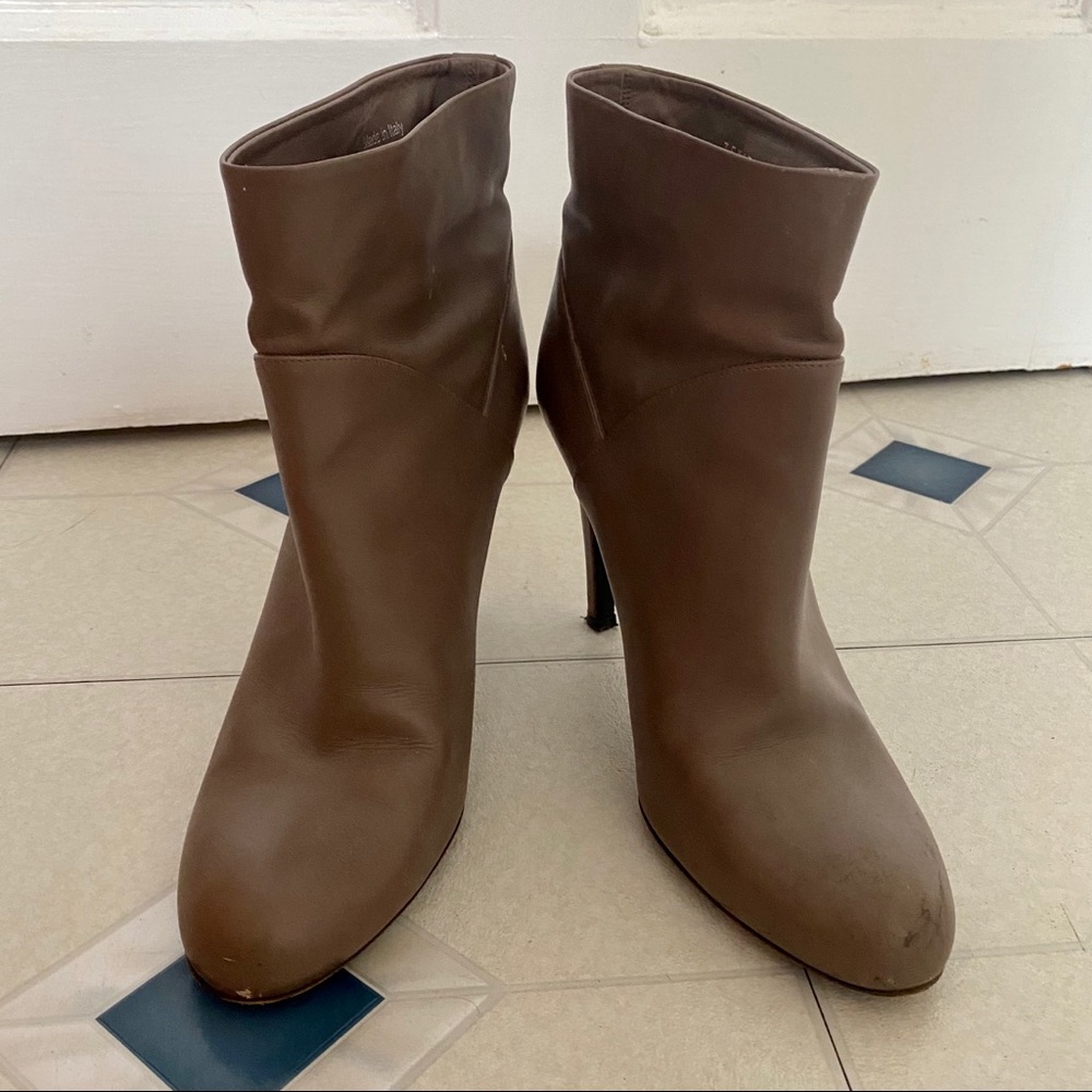 Italien leather high heel bootie